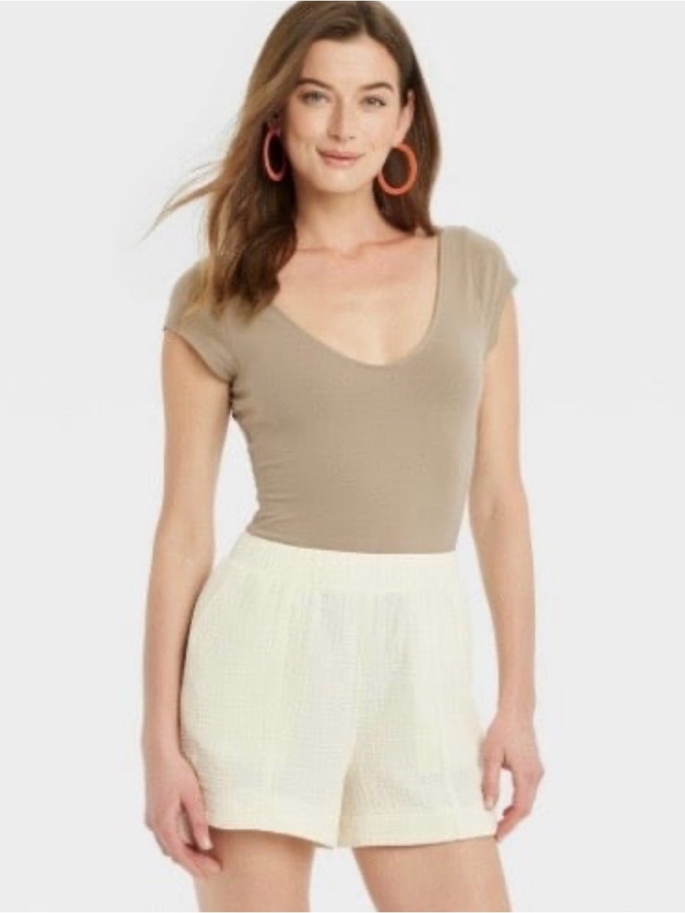 Women's Voop Bodysuit - Universal Thread™ Brown Size Small new